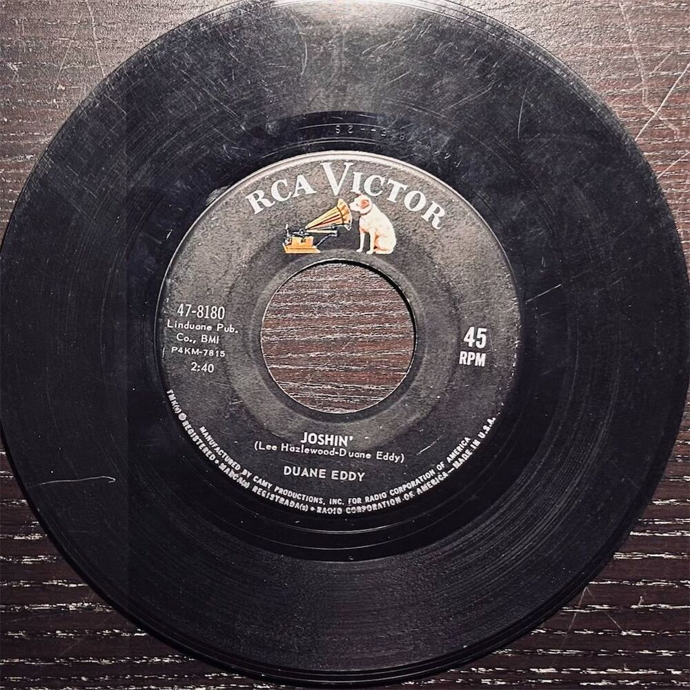 Duane Eddy 45 RPM Vinyl Record Single Rock Instrumental RCA Victor 7"